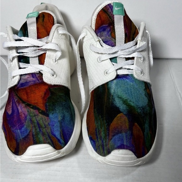 Men’s Nike Roshe One Print 'Sail Menta' Tie Dye MultiColor Rainbow Sz 9 - Picture 8 of 8
